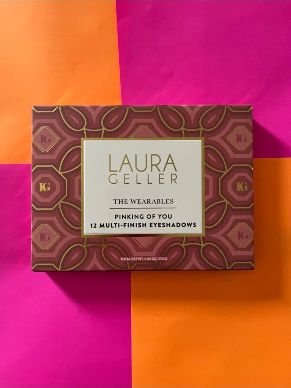 Laura Geller - The Wearables - PINKING OF YOU -  12 Multi-Finish Eyeshadows NIB